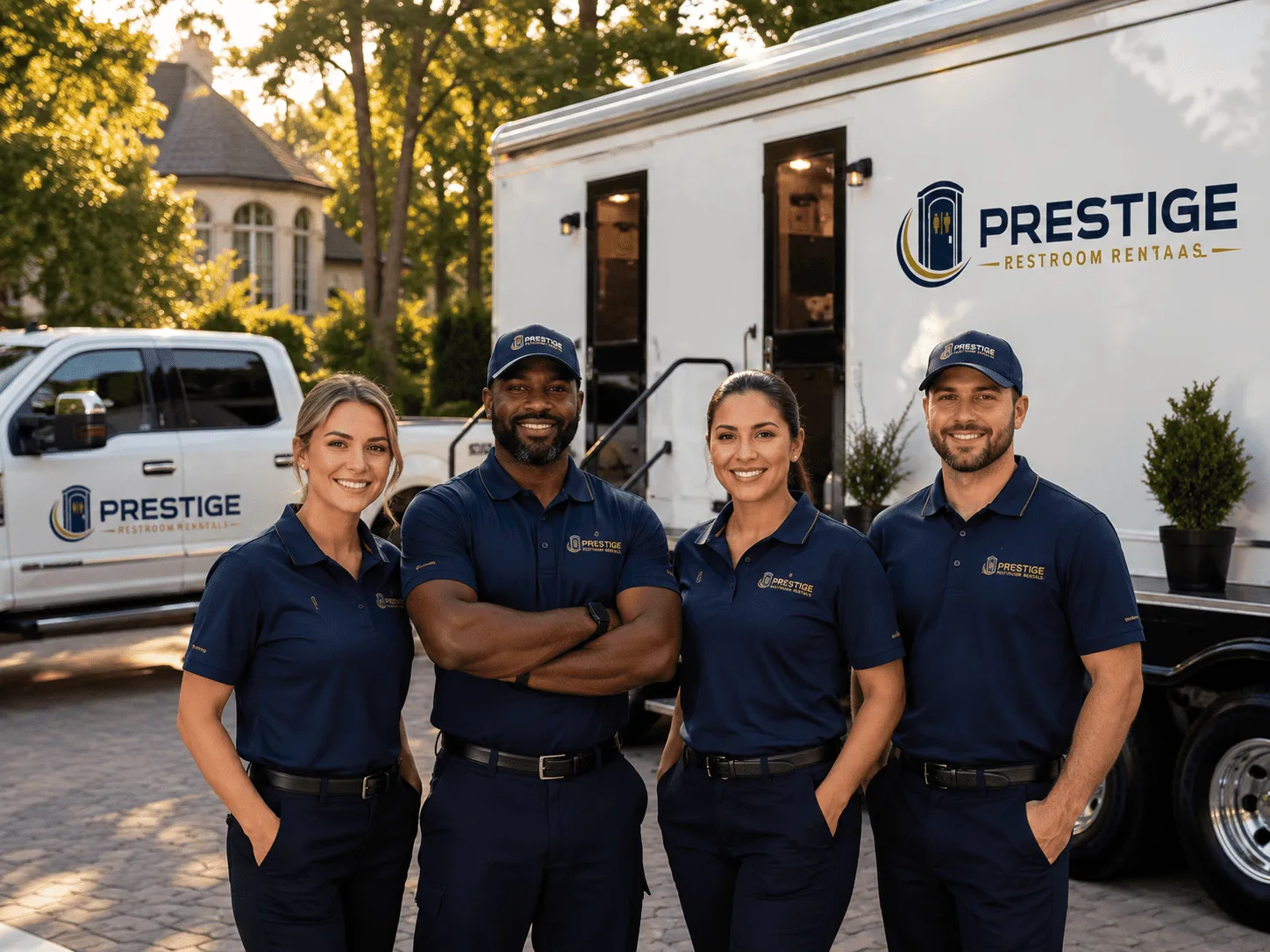 Trusted Luxury Portable Restrooms company in Swiss, WV